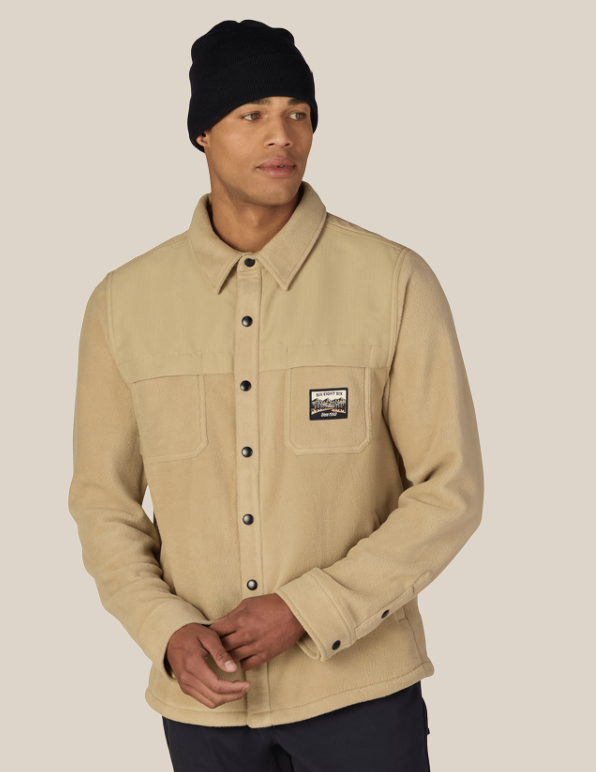 MENS WOODLAND™ FLEECE - KHAKI
