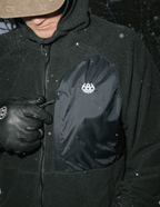 MENS LOWLAND FLEECE HOODY - BLACK