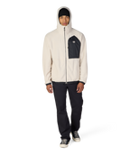 MENS LOWLAND FLEECE HOODY - LIMESTONE COLORBLOCK
