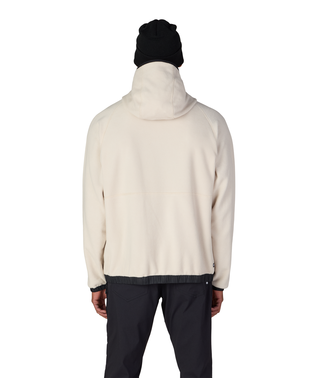 MENS LOWLAND FLEECE HOODY - LIMESTONE COLORBLOCK