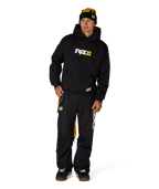 MENS FOX RACING PREMIUM HEAVYWEIGHT PULLOVER HOODY - FOX BLACK