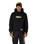 MENS FOX RACING PREMIUM HEAVYWEIGHT PULLOVER HOODY - FOX BLACK