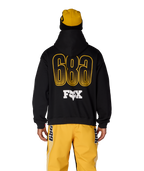 MENS FOX RACING PREMIUM HEAVYWEIGHT PULLOVER HOODY - FOX BLACK