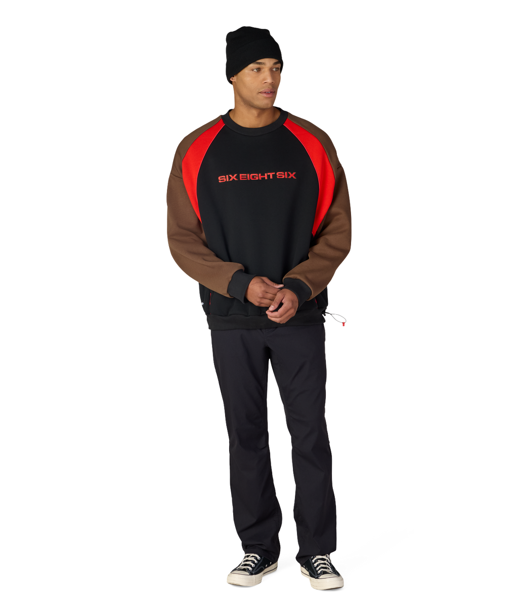 RESERVED® PREMIUM HEAVYWEIGHT CREWNECK - BLACK