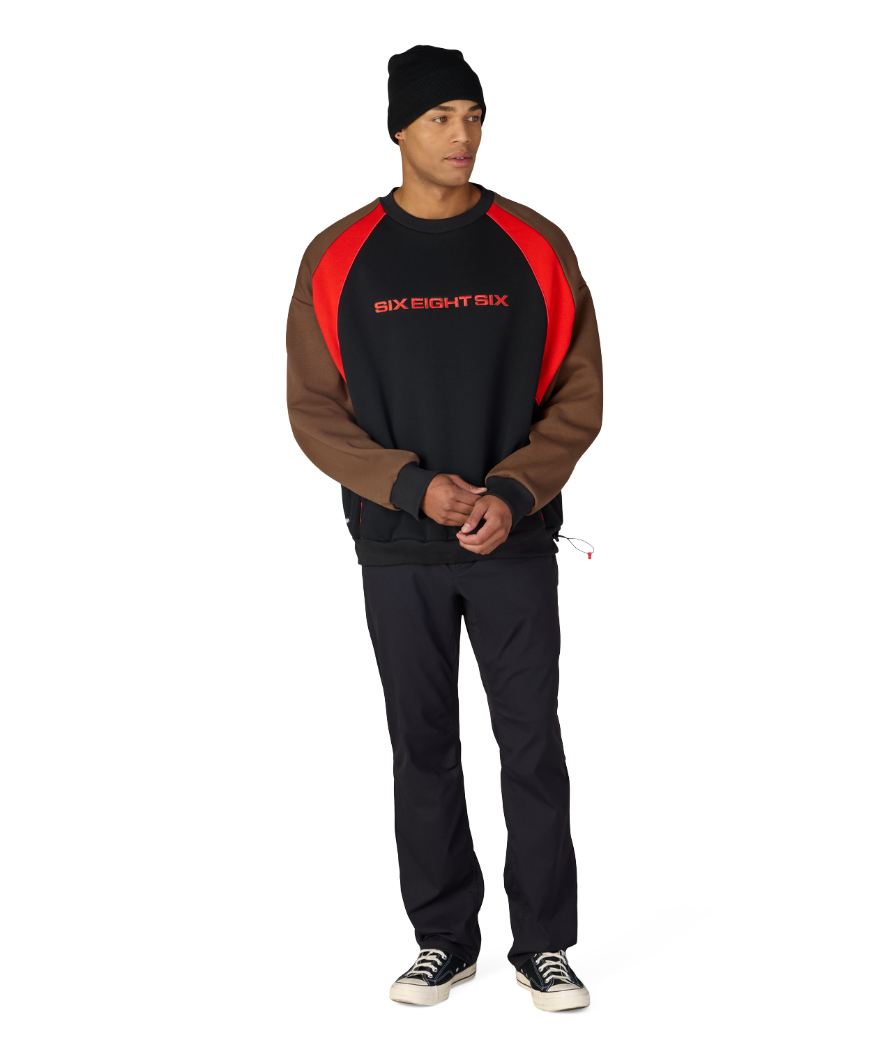 RESERVED® PREMIUM HEAVYWEIGHT CREWNECK - BLACK