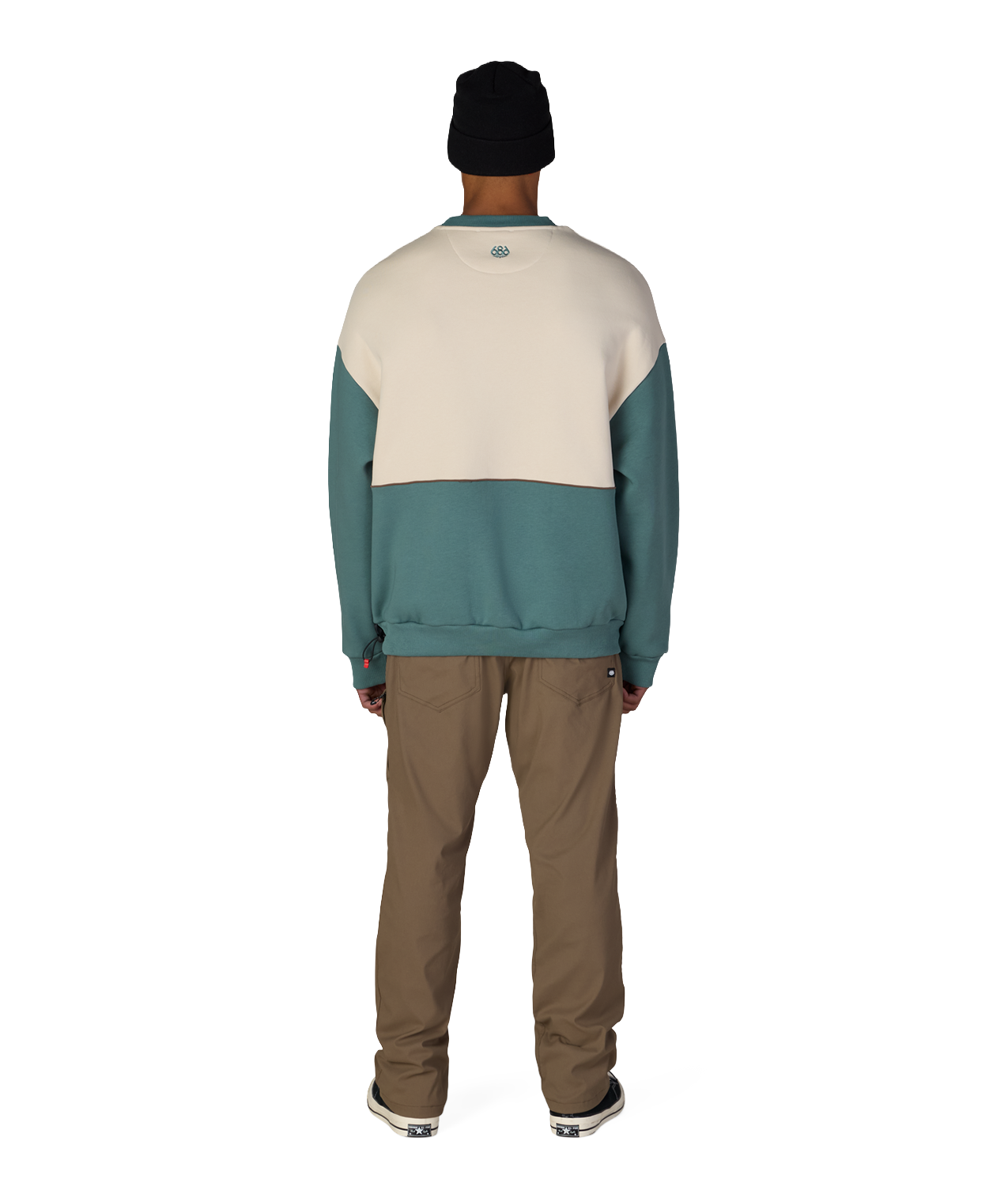 RESERVED® PREMIUM HEAVYWEIGHT CREWNECK - PALE FIRN