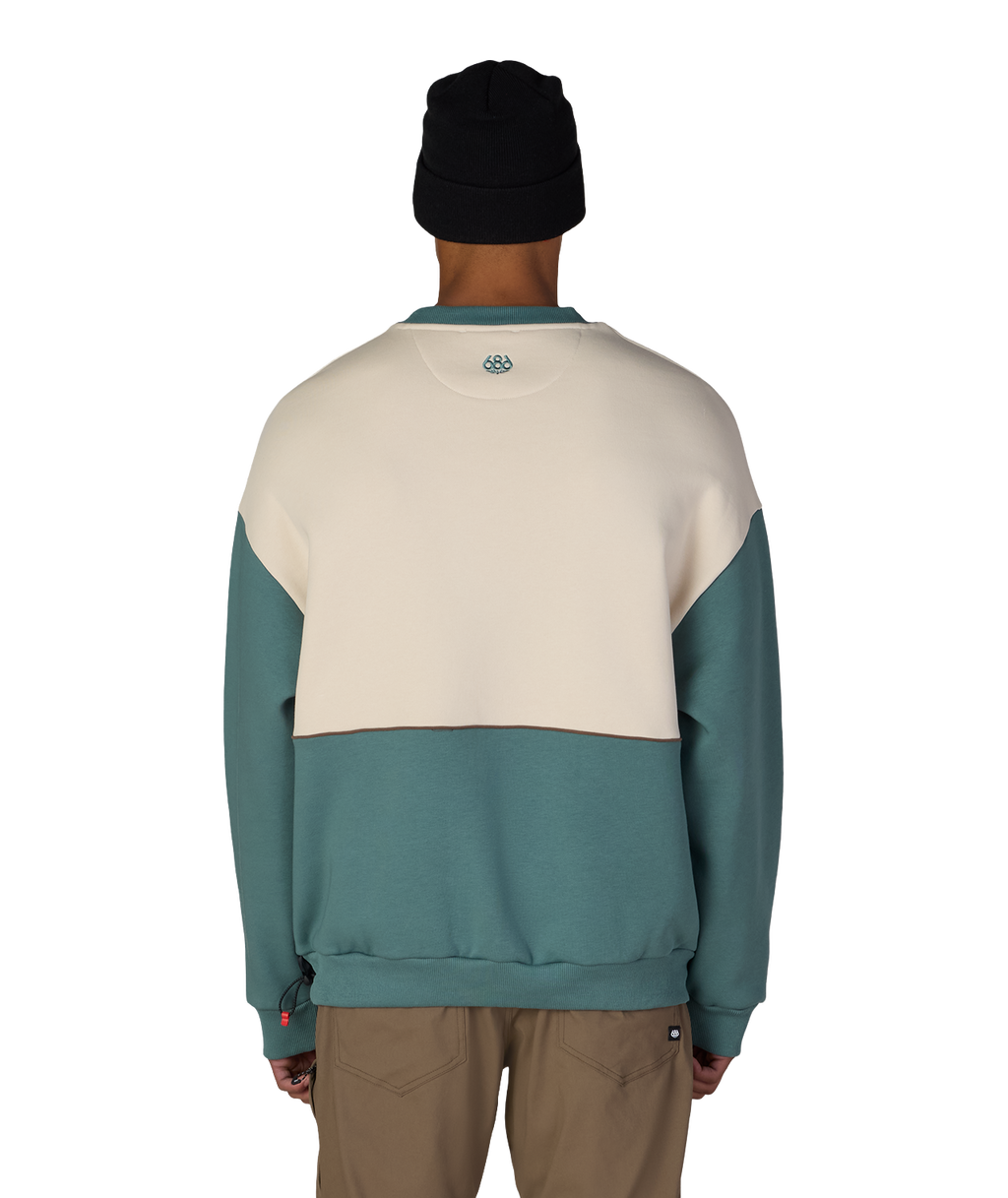 RESERVED® PREMIUM HEAVYWEIGHT CREWNECK - PALE FIRN