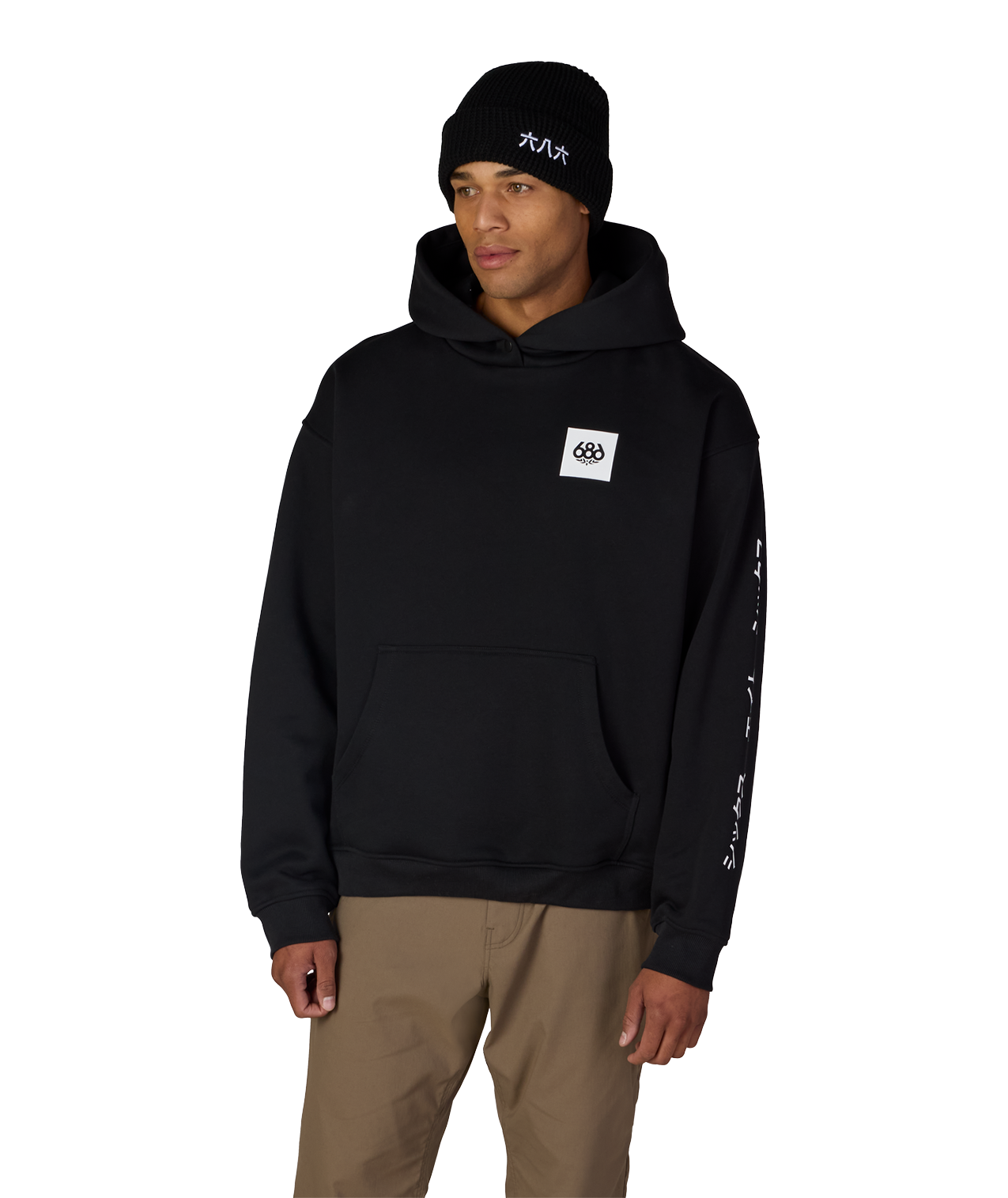 JAPOW PREMIUM HEAVYWEIGHT PULLOVER HOODY - BLACK