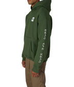 JAPOW PREMIUM HEAVYWEIGHT PULLOVER HOODY - MOSS GREEN