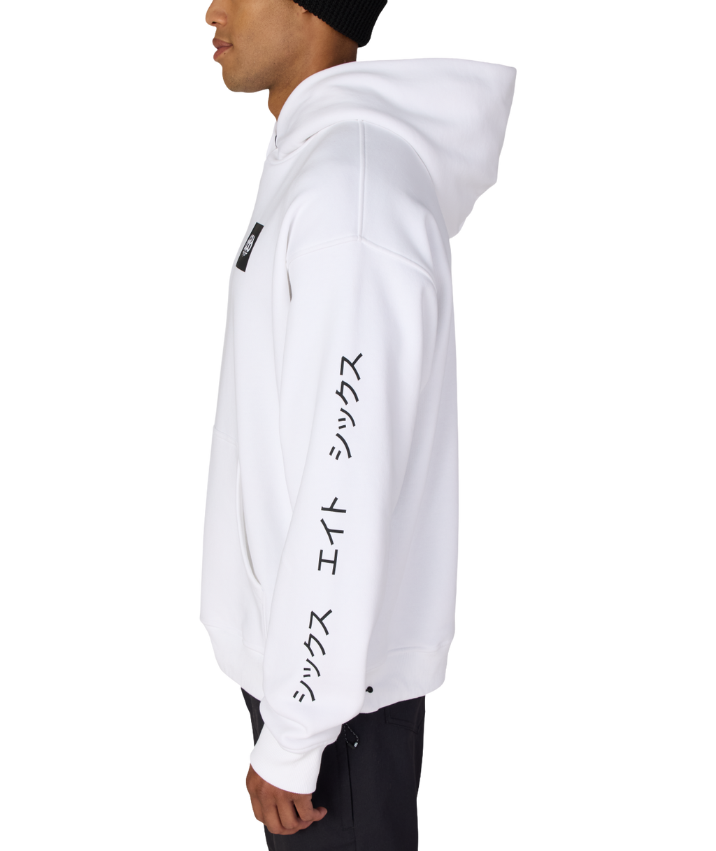JAPOW PREMIUM HEAVYWEIGHT PULLOVER HOODY - WHITE