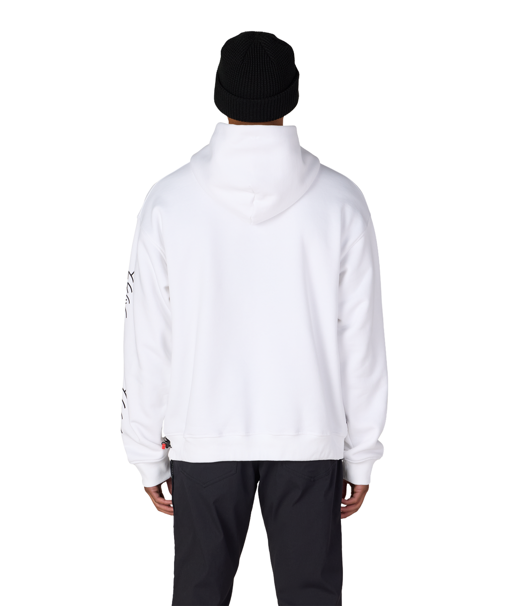 JAPOW PREMIUM HEAVYWEIGHT PULLOVER HOODY - WHITE