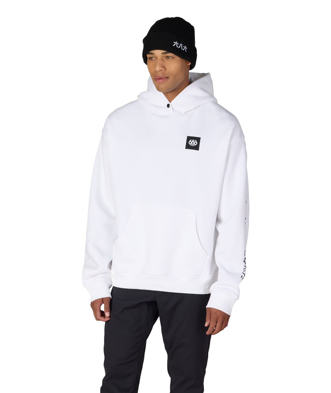 JAPOW PREMIUM HEAVYWEIGHT PULLOVER HOODY - WHITE