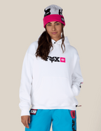 WOMENS FOX RACING PREMIUM HEAVYWEIGHT PULLOVER HOODY - FOX WHITE