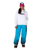 WOMENS FOX RACING PREMIUM HEAVYWEIGHT PULLOVER HOODY - FOX WHITE