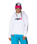 WOMENS FOX RACING PREMIUM HEAVYWEIGHT PULLOVER HOODY - FOX WHITE