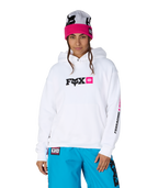 WOMENS FOX RACING PREMIUM HEAVYWEIGHT PULLOVER HOODY - FOX WHITE