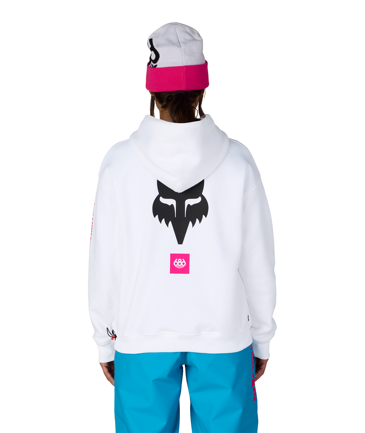 WOMENS FOX RACING PREMIUM HEAVYWEIGHT PULLOVER HOODY - FOX WHITE