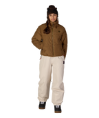 WOMENS GRACIOUS PUFFER JACKET - DARK EARTH
