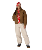 WOMENS GRACIOUS PUFFER JACKET - DARK EARTH
