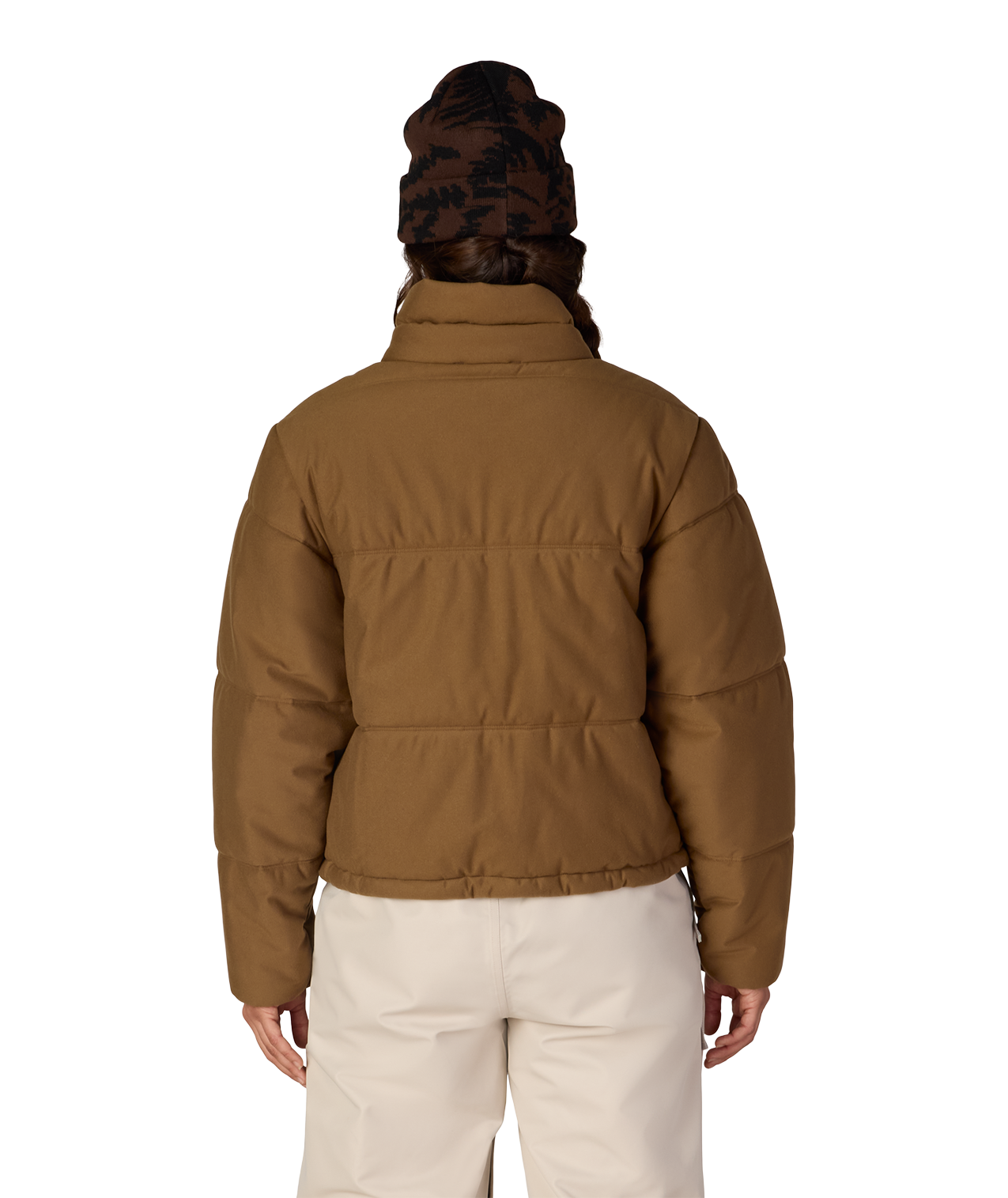 WOMENS GRACIOUS PUFFER JACKET - DARK EARTH