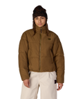 WOMENS GRACIOUS PUFFER JACKET - DARK EARTH