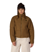 WOMENS GRACIOUS PUFFER JACKET - DARK EARTH