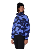 WOMENS CHIMAY FLEECE ANORAK - ALPENGLOW BLUE DARK SKIES