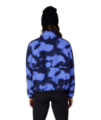 WOMENS CHIMAY FLEECE ANORAK - ALPENGLOW BLUE DARK SKIES