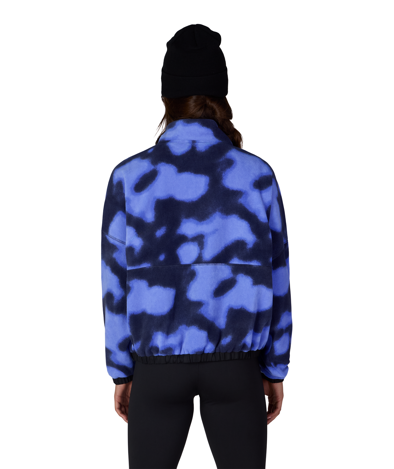 WOMENS CHIMAY FLEECE ANORAK - ALPENGLOW BLUE DARK SKIES
