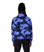 WOMENS CHIMAY FLEECE ANORAK - ALPENGLOW BLUE DARK SKIES
