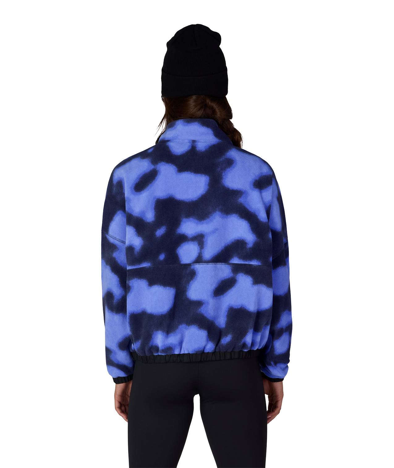 WOMENS CHIMAY FLEECE ANORAK - ALPENGLOW BLUE DARK SKIES