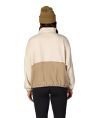 WOMENS CHIMAY FLEECE ANORAK - LIMESTONE COLORBLOCK