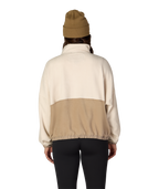 WOMENS CHIMAY FLEECE ANORAK - LIMESTONE COLORBLOCK