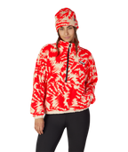 WOMENS CHIMAY FLEECE ANORAK - SOLAR REVERB