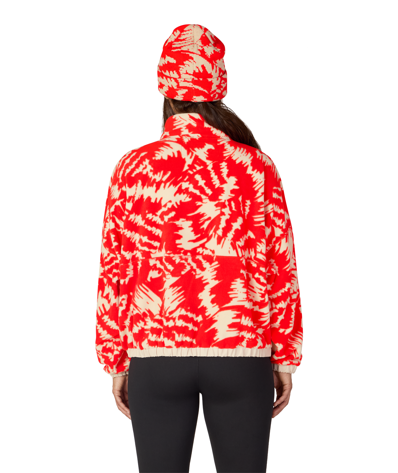 WOMENS CHIMAY FLEECE ANORAK - SOLAR REVERB