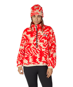 WOMENS CHIMAY FLEECE ANORAK - SOLAR REVERB
