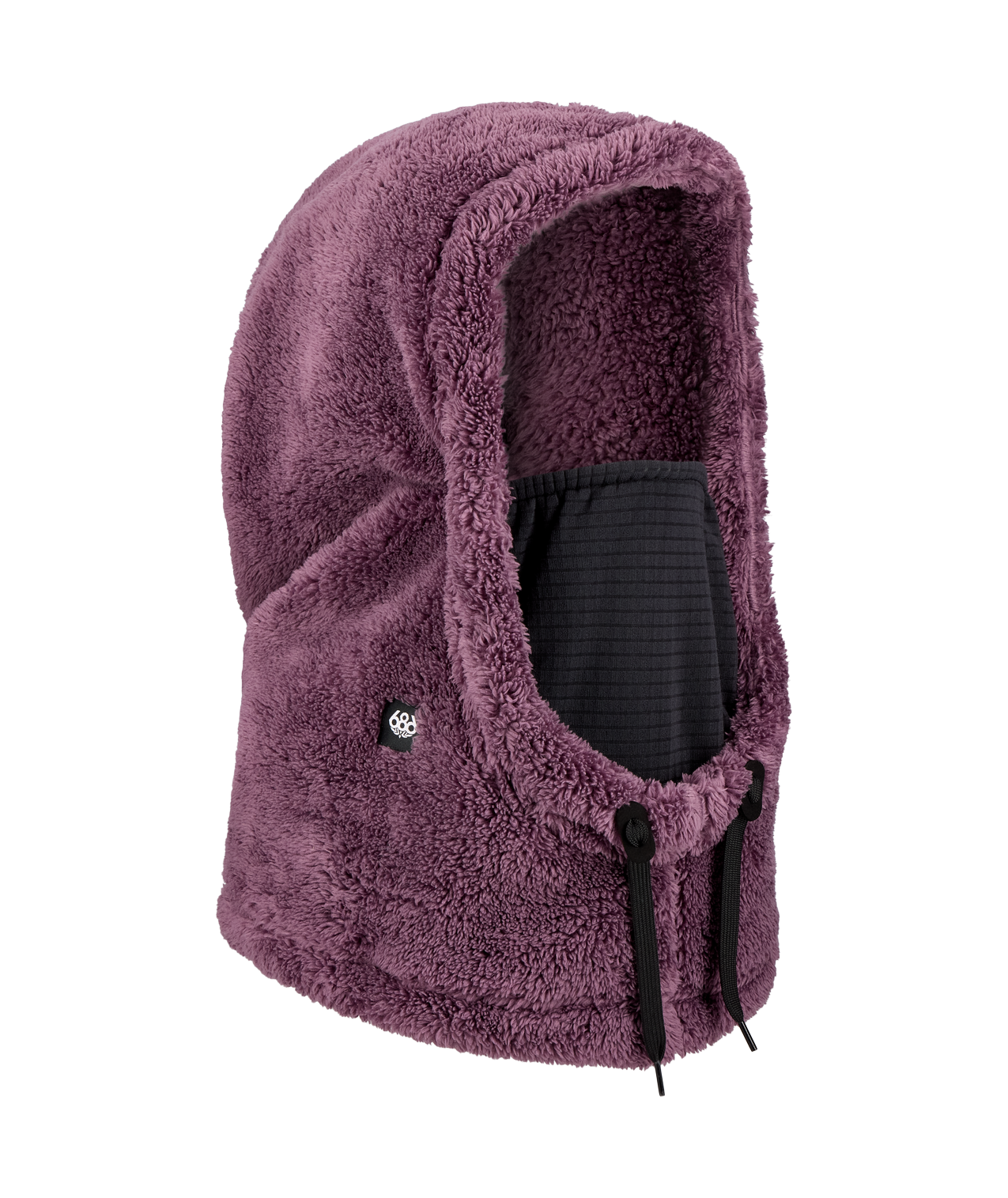 TARMAC SHERPA HOOD - BLACK PLUM