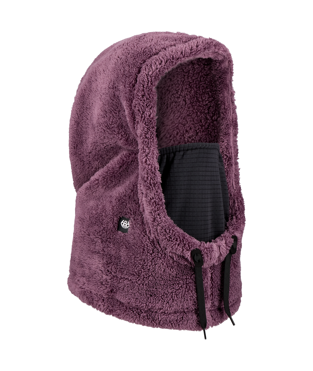 TARMAC SHERPA HOOD - BLACK PLUM