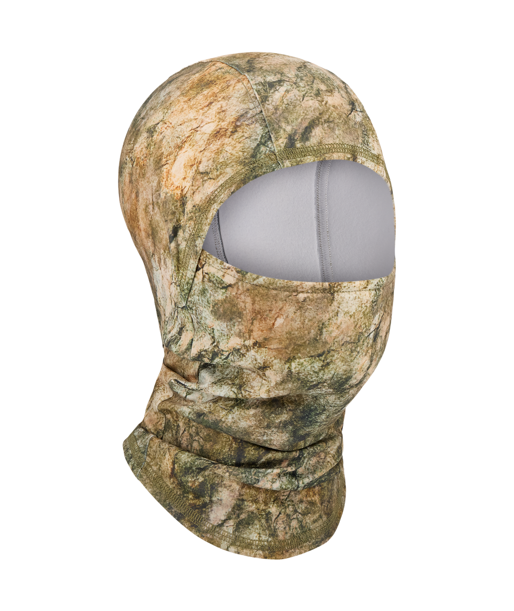 HURRA HINGED BALACLAVA - KHAKI GRUNGE