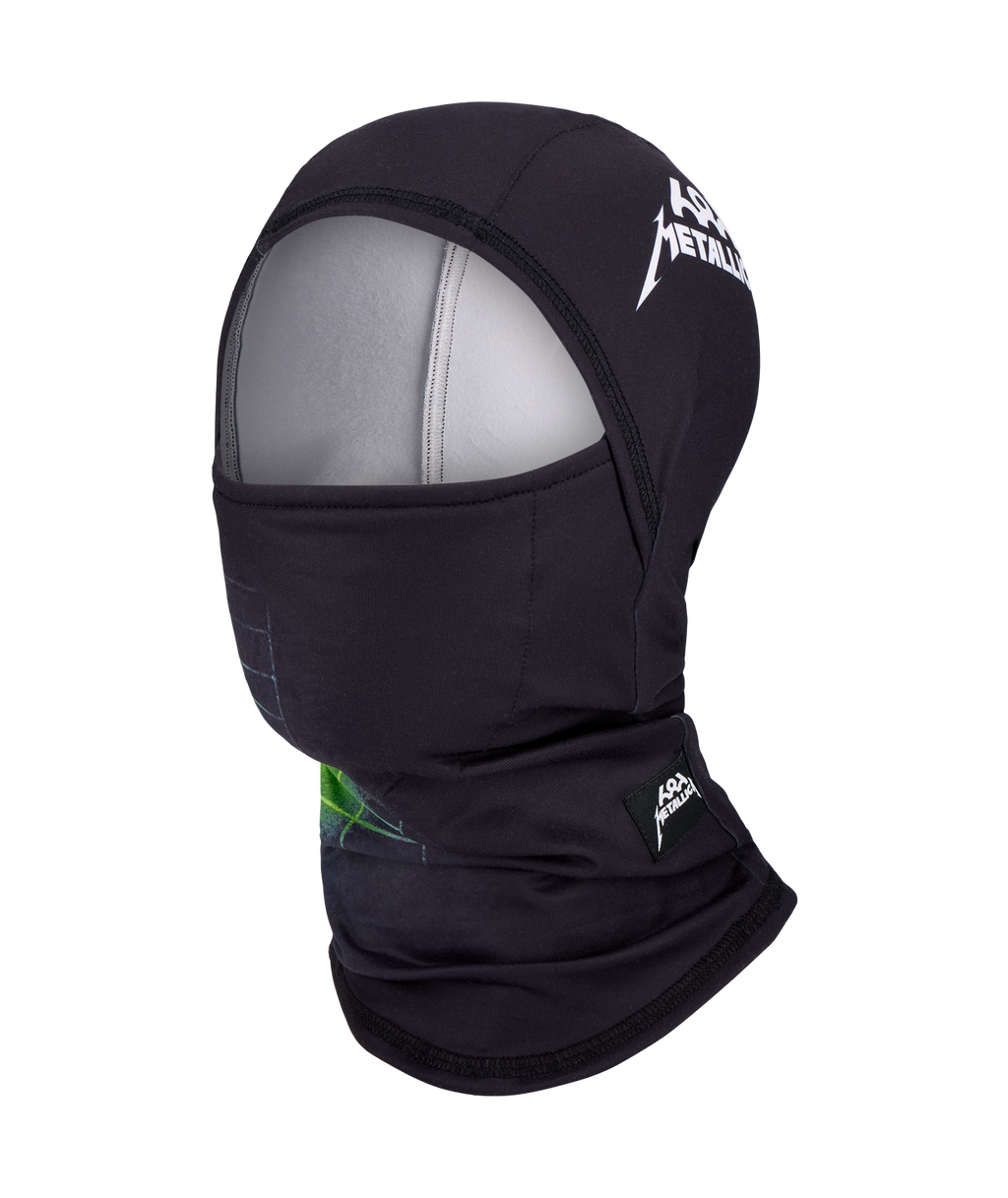 HURRA HINGED BALACLAVA - METALLICA BLACK