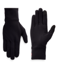 MENS FLEECE GLOVE LINER - BLACK