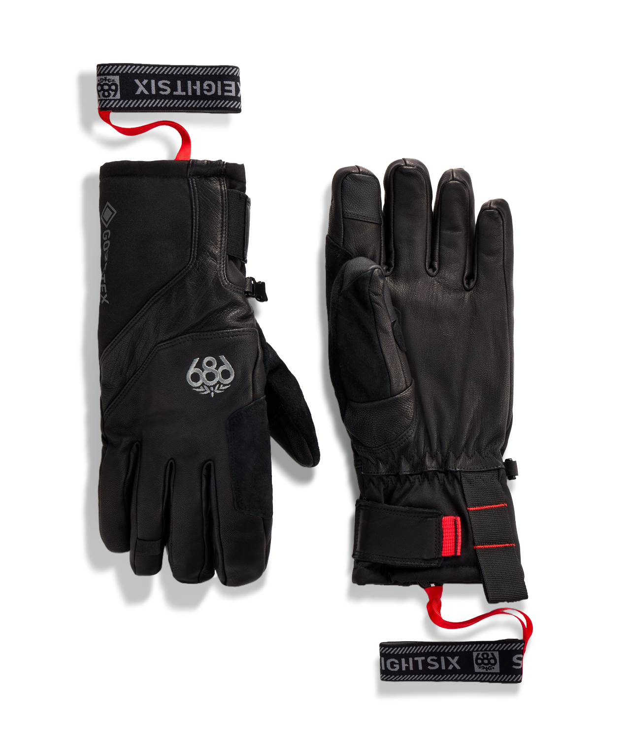 MENS GORE-TEX STRONGHOLD™ LEATHER GLOVE - BLACK