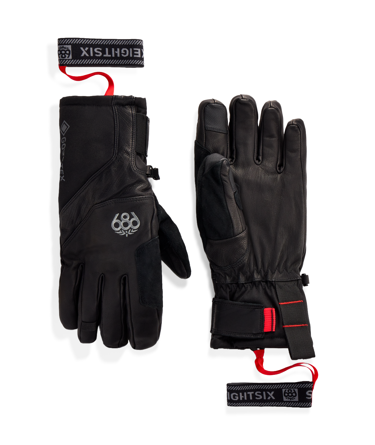 MENS GORE-TEX STRONGHOLD™ LEATHER GLOVE - BLACK