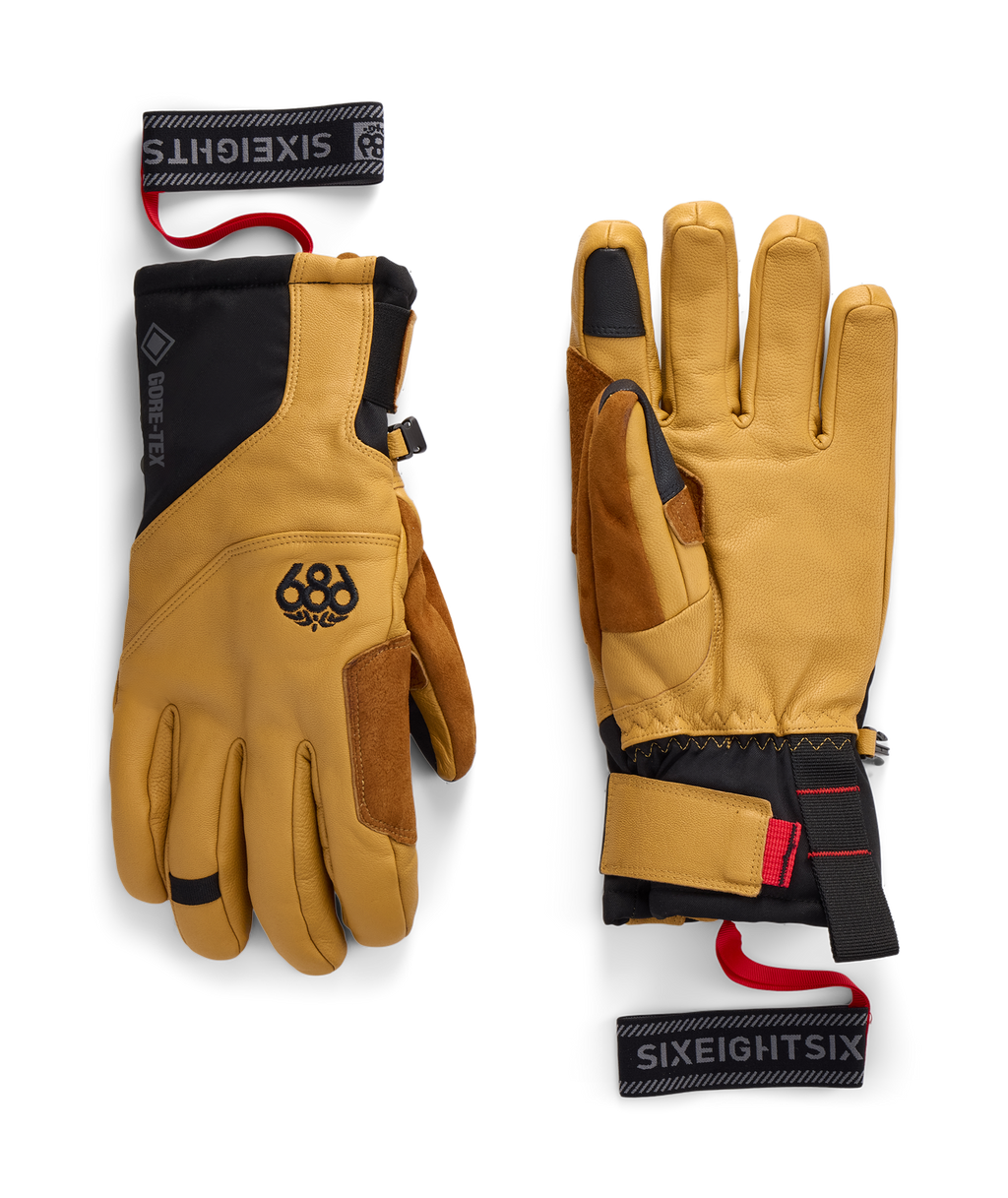 MENS GORE-TEX STRONGHOLD™ LEATHER GLOVE - NATURAL