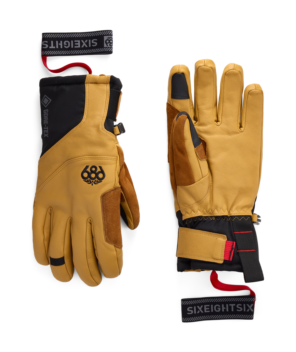 MENS GORE-TEX STRONGHOLD™ LEATHER GLOVE - NATURAL