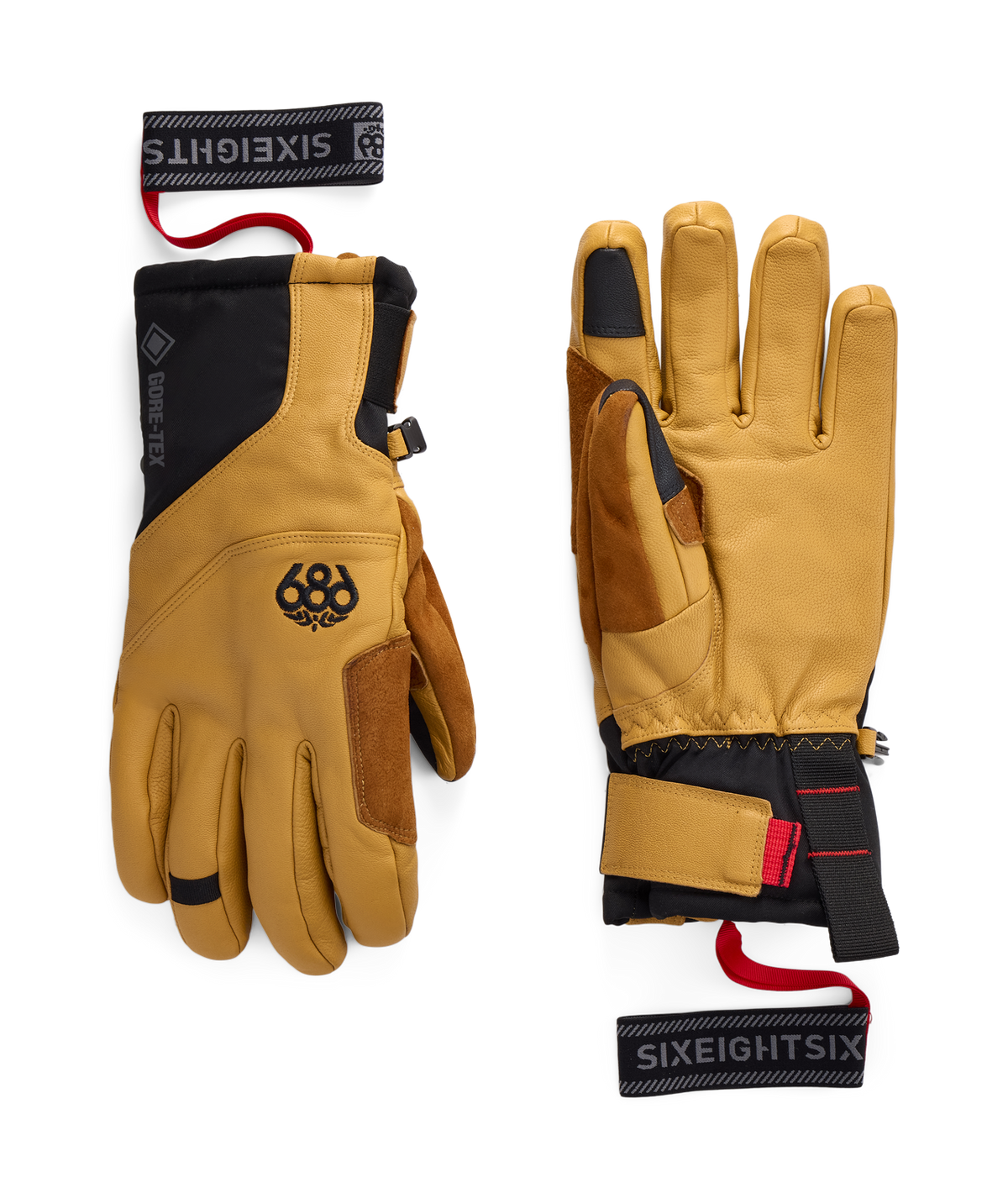 MENS GORE-TEX STRONGHOLD™ LEATHER GLOVE - NATURAL