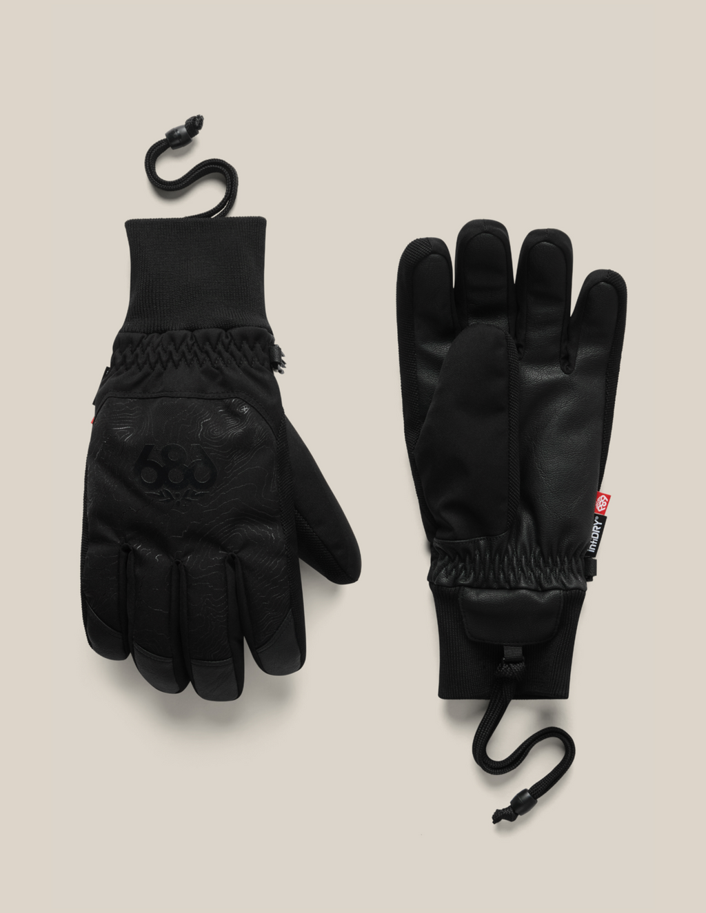 MENS CRUSH INSULATED GLOVE - BLACK