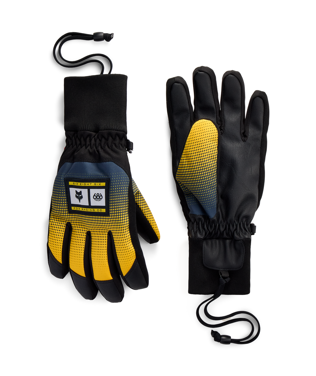 MENS CRUSH INSULATED GLOVE - FOX YELLOW