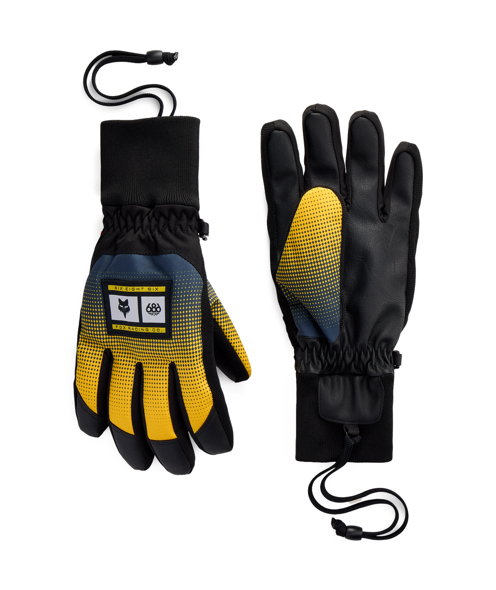 MENS CRUSH INSULATED GLOVE - FOX YELLOW