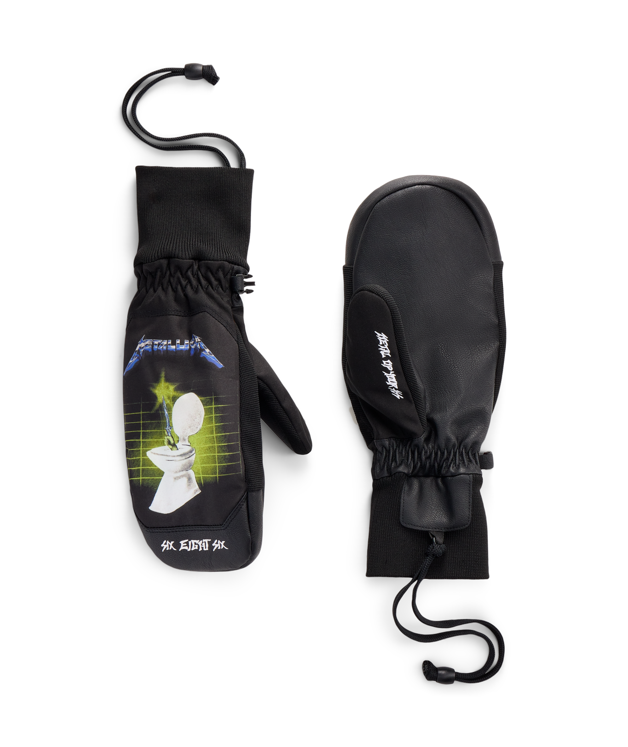 MENS CRUSH INSULATED MITT - METALLICA BLACK
